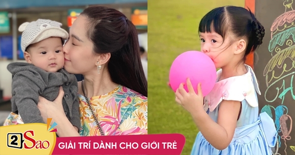 Con trai Đặng Thu Thảo 1 tuổi nhưng lớn bằng chị gái lên 3