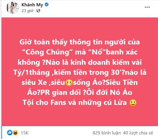 Khánh My bị móc họng dù lâu lắm mới lại chửi xéo Ngọc Trinh-1