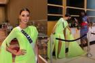 Ứng viên vương miện Miss Universe 2020 bị đối thủ đạp rách váy hiệu