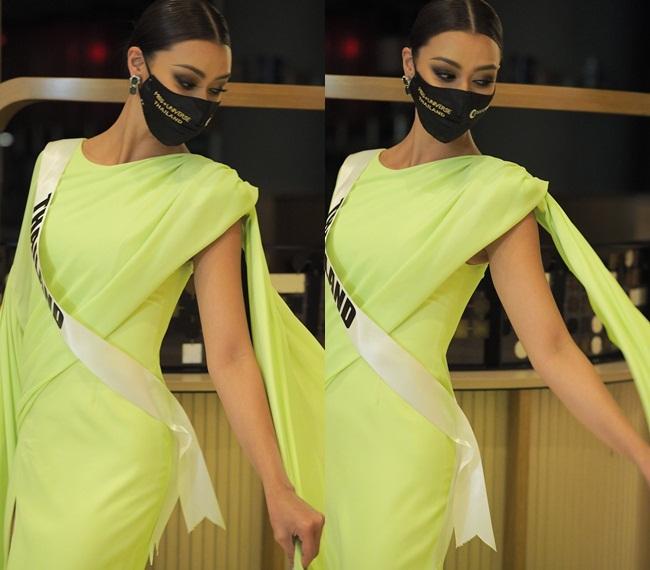 Ứng viên vương miện Miss Universe 2020 bị đối thủ đạp rách váy hiệu-5