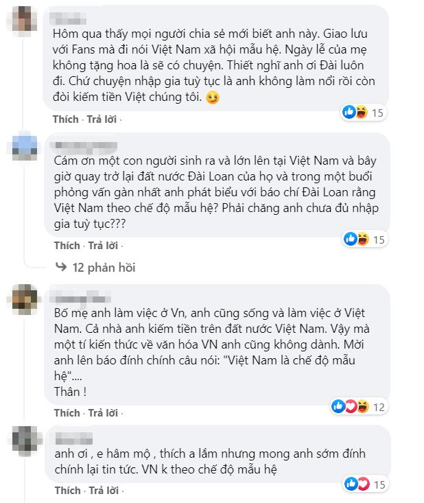 Harry Lu xin lỗi về phát ngôn Việt Nam theo chế độ mẫu hệ-3