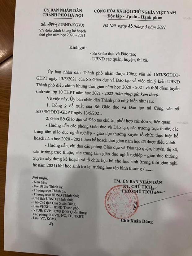 CHÍNH THỨC: Hà Nội công bố thời gian nghỉ hè sớm của học sinh-1