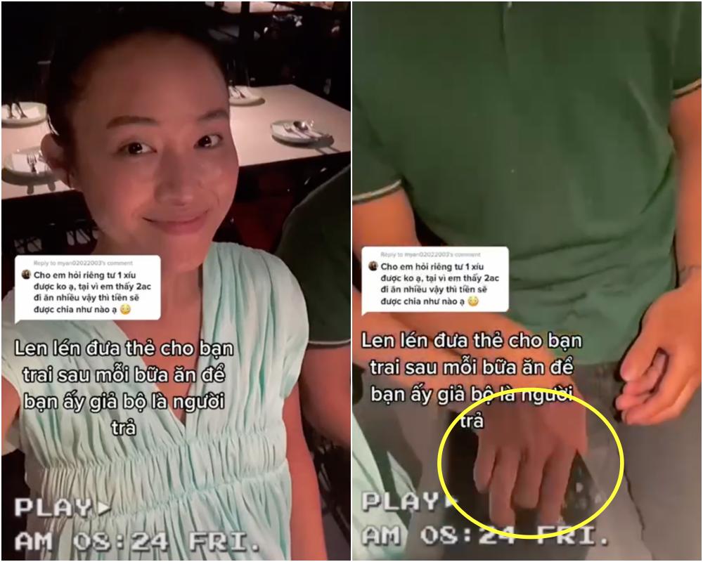 Thanh niên đi ăn để bồ cho mượn thẻ đen thanh toán, danh tính thật mới choáng-1