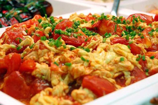 Trứng rán sốt cà chua