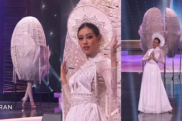 Sao Việt nổi da gà khi xem Khánh Vân thi quốc phục Miss Universe 2020-17