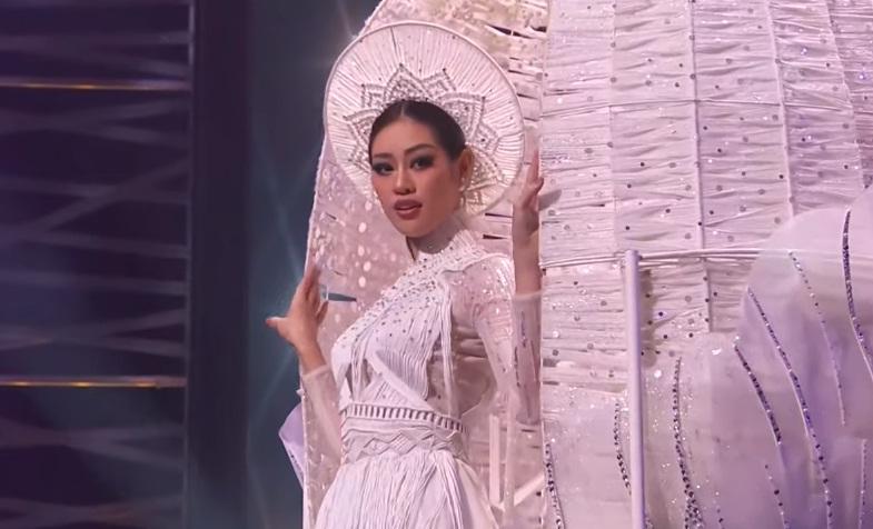 Khánh Vân diễn quốc phục Kén Em xuất sắc tại Miss Universe 2020-4