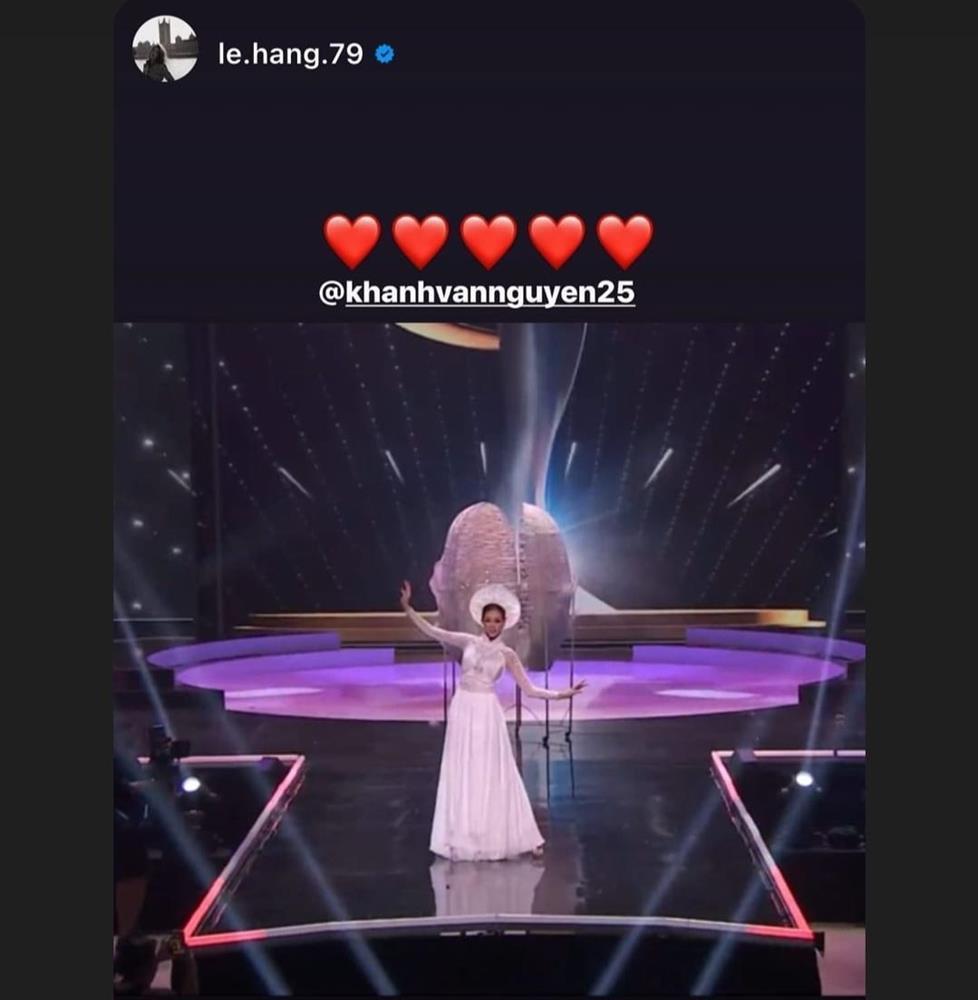 Sao Việt nổi da gà khi xem Khánh Vân thi quốc phục Miss Universe 2020-11