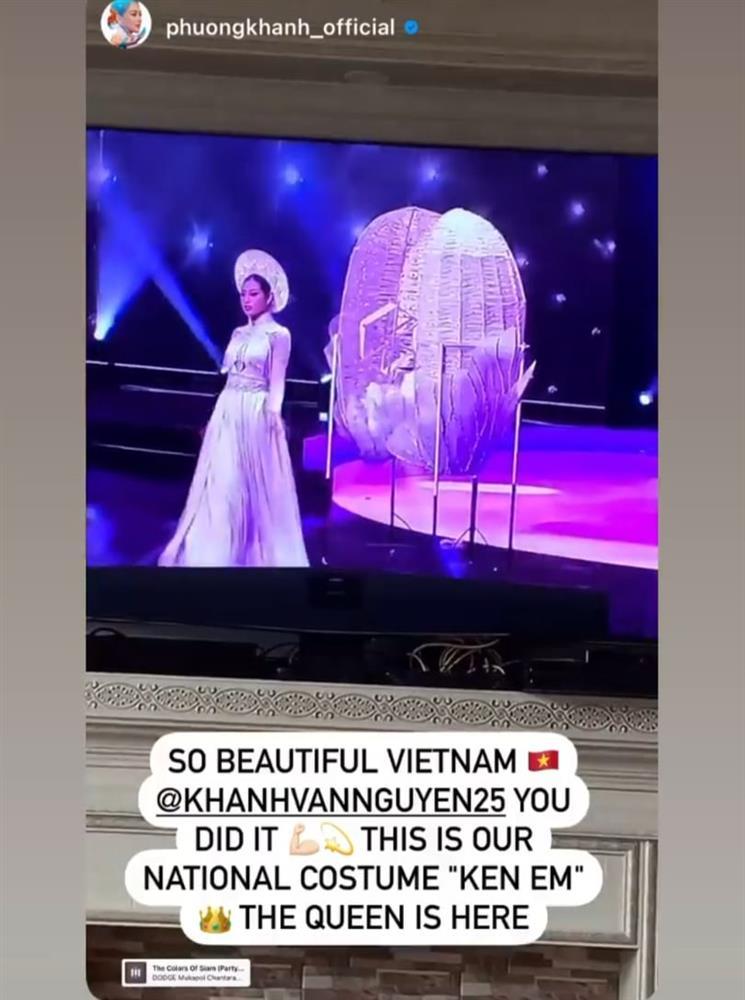 Sao Việt nổi da gà khi xem Khánh Vân thi quốc phục Miss Universe 2020-12