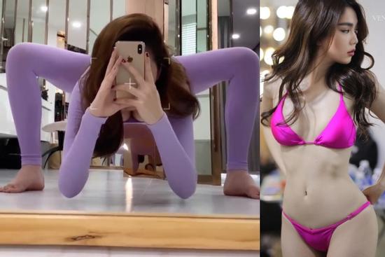Ngọc Trinh thử thách độ dẻo dai mà fan cứ ngỡ xem phim kinh dị
