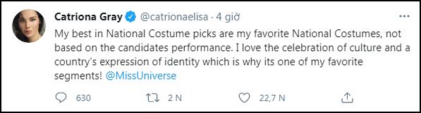 Miss Universe Catriona Gray bị chỉ trích vì loại thẳng quốc phục Philippines-6