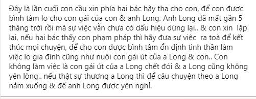 Linh Lan cầu xin bố mẹ Vân Quang Long: Tha cho con-7