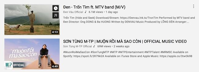 Đen Vâu ghi danh bảng vàng trending YouTuBe, ra bài nào on top bài đó-1