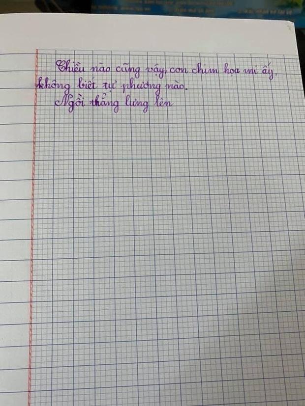 Mẹ đọc bài viết chính tả, con lầy lội viết một điều, dân mạng xem xong cười bò-1