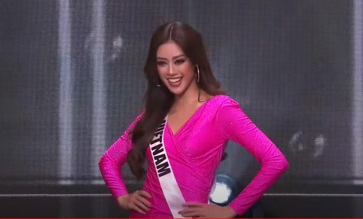 Khánh Vân thi bán kết Miss Universe 2020: Bikini gợi cảm, dạ hội xuất thần-1