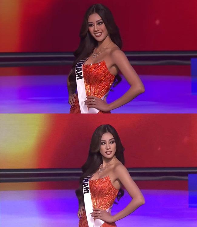 Khánh Vân thi bán kết Miss Universe 2020, dàn sao Việt dậy sóng-5