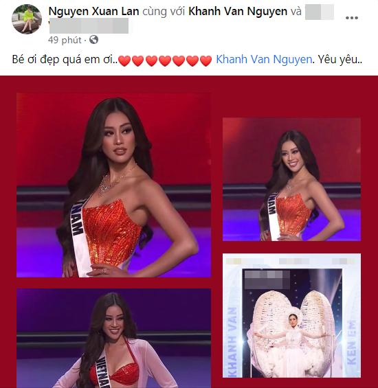 Khánh Vân thi bán kết Miss Universe 2020, dàn sao Việt dậy sóng-7