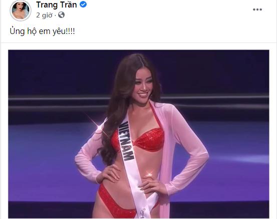 Khánh Vân thi bán kết Miss Universe 2020, dàn sao Việt dậy sóng-9