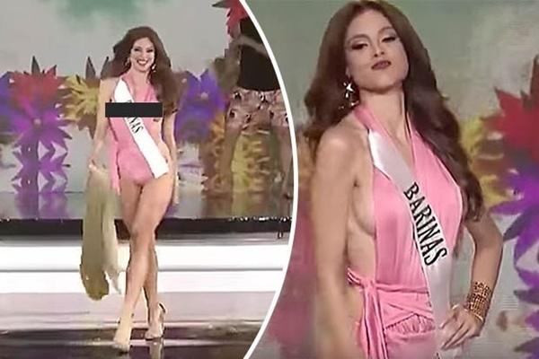 Những pha lộ hàng kém duyên của thí sinh Hoa hậu trên đấu trường nhan sắc-7