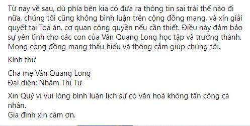 Bố mẹ Vân Quang Long trăn trở thân thế con gái Linh Lan-8
