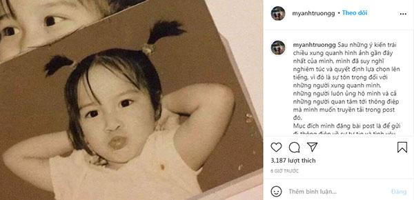 Con gái diva Mỹ Linh nhận lỗi bức ảnh tụt quần, tạo dáng ngón tay thối-3