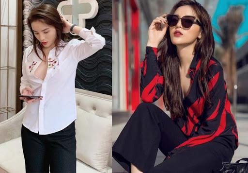 Hot trend mặc áo sơ mi bung cúc giới trẻ đam mê: Sexy hay phản cảm?-1