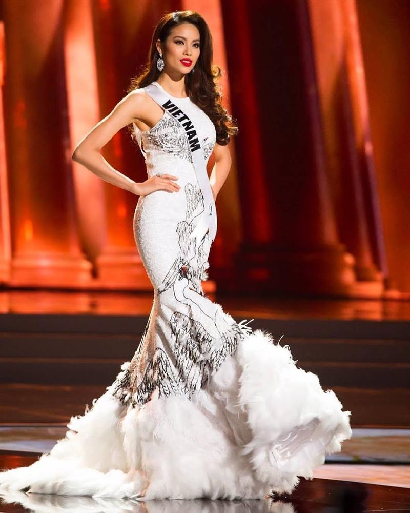 Mỹ nhân Việt thi bán kết Miss Universe: Váy ai đỉnh của chóp?-7