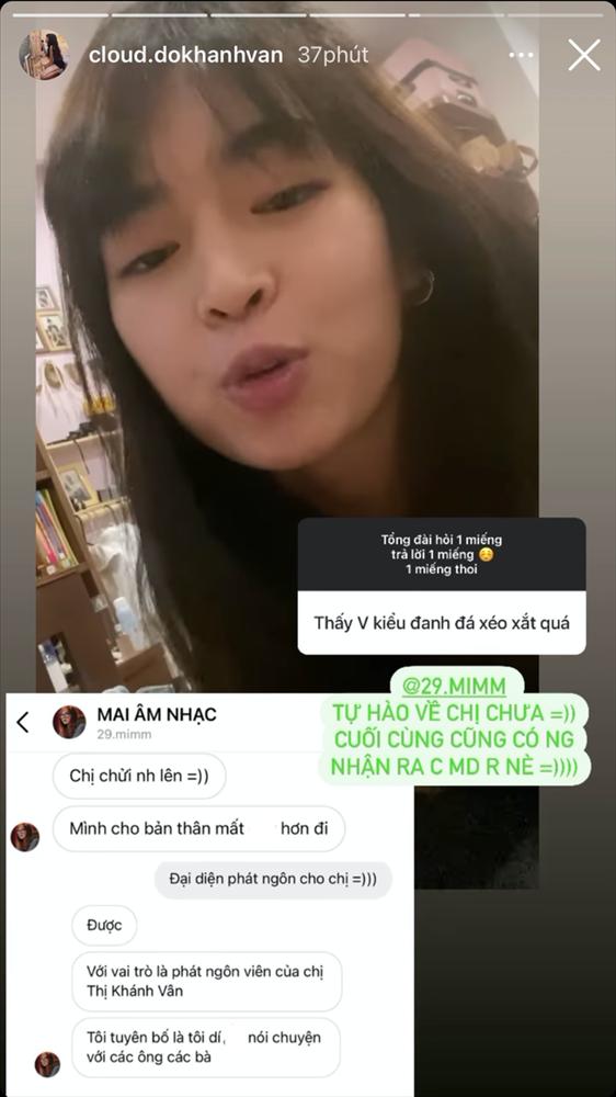 Khánh Vân bỗng tung đoạn chat với Mai Âm Nhạc lên mạng, đọc đến đâu thấy chối tai đến đó-2