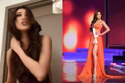Khánh Vân bị bỏng ngay sát giờ 'G' chung kết Miss Universe 2020