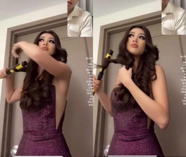 Khánh Vân bị bỏng ngay sát giờ G chung kết Miss Universe 2020-1