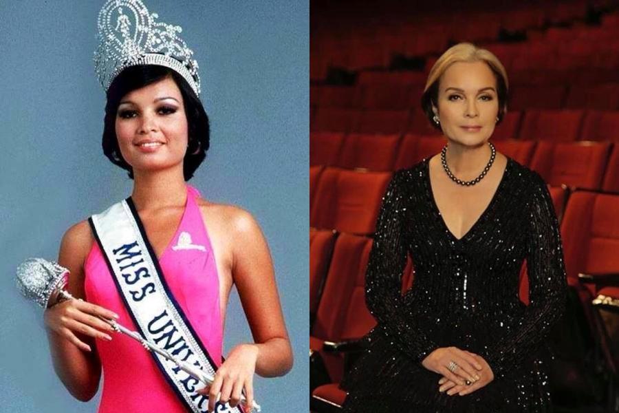 Margie Moran là người đẹp mang về vương miện Hoa hậu Hoàn vũ thứ hai cho Philippines. Bà đăng quang cuộc thi Miss Universe năm 1973. Sau khi hết nhiệm kỳ hoa hậu, bà tốt nghiệp ĐH Maryknoll, ĐH Boston và lấy bằng Thạc sĩ tại ĐH London, theo PhilStar. Bà từng kết hôn với nghị sĩ Antonio R. Floirendo, hiện tại là nhà hoạt động nhân quyền, doanh nhân nổi tiếng. Ảnh: AP.