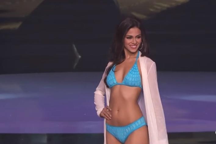 Top 21 thi bikini, Khánh Vân catwalk thiếu lửa-9