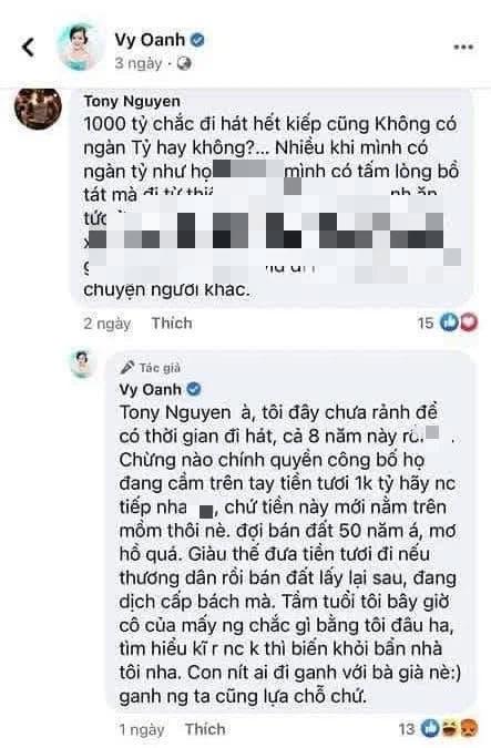 Facebook Vy Oanh bay màu sau màn rêu rao quá khứ của bà Phương Hằng-1