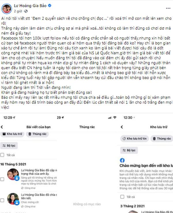 Gia Bảo báo công an sau cuốn sách đạo đức bà Phương Hằng tặng cho-3
