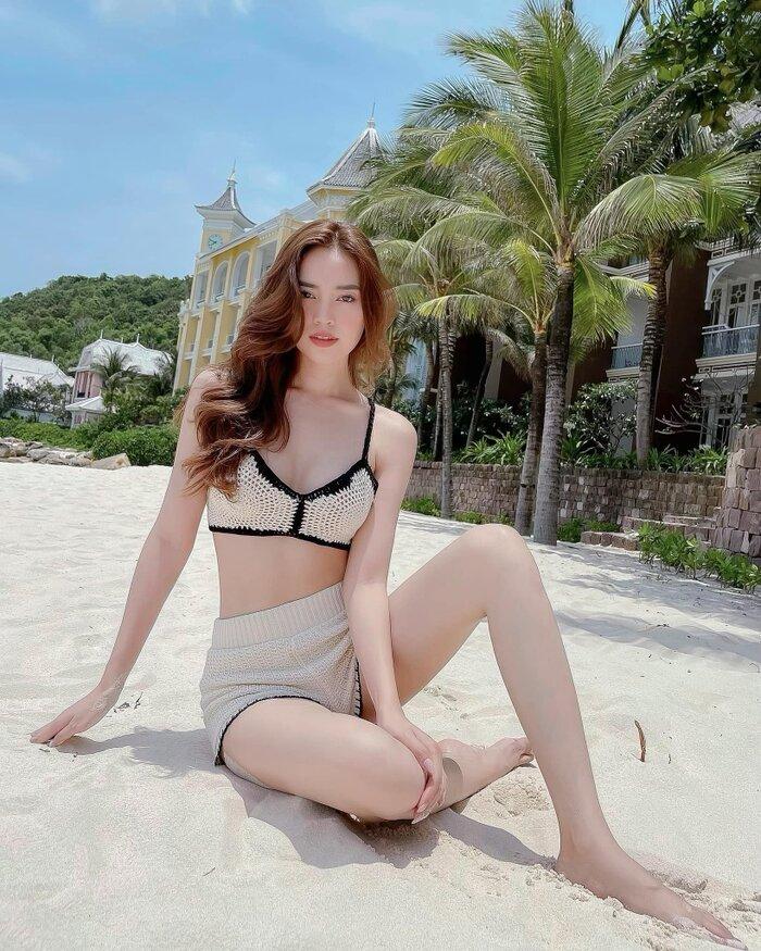 Ninh Dương Lan Ngọc xử lý siêu lầy khi lộ ngấn mỡ với bikini len móc-2