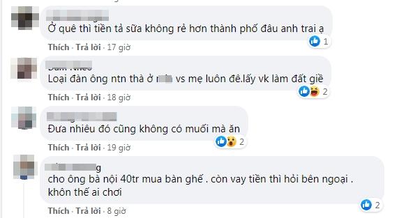 Vợ con chết đói đến nơi, chồng vẫn mang 40 triệu đi sắm bàn ghế đẹp cho bố mẹ-3