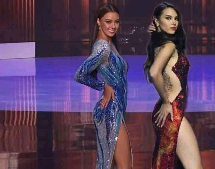 Hoa hậu Thái Lan bị khịa bắt chước lava catwalk của Catriona - Miss Universe 2018-3
