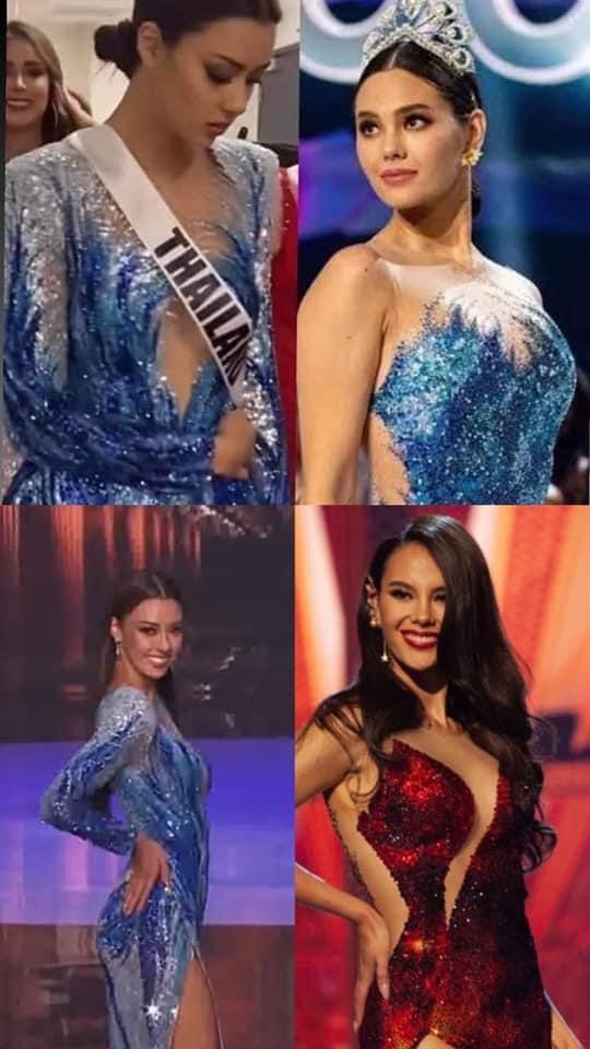 Hoa hậu Thái Lan bị khịa bắt chước lava catwalk của Catriona - Miss Universe 2018-4