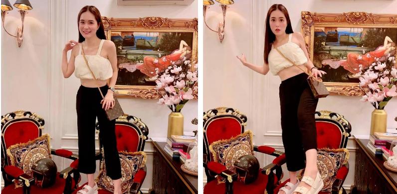 Nữ đại gia ở biệt thự 200 tỷ khoe đôi giày rẻ nhất từng mua, leo cả lên ghế show hàng-2