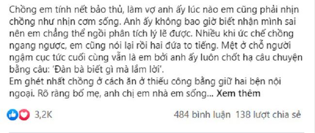 Chồng dọa cấm cửa nếu vợ đưa con về ngoại chơi và màn trở lại lợi hại ngày hôm sau-1