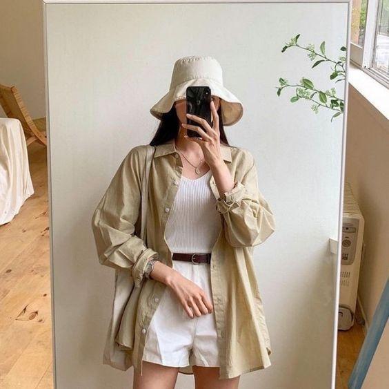 Diện áo sơ mi đơn sắc xinh như gái Hàn, vừa dễ mix đồ lại trẻ trung!-12