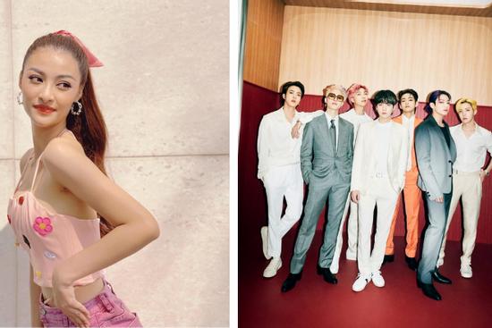 Á hậu Kiều Loan hóa ra là fan girl u mê mỹ nam nhà BTS