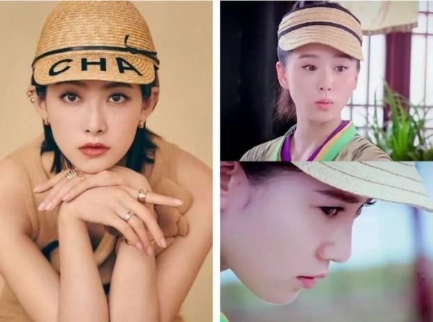 Mũ cổ trang của mỹ nữ Cbiz: Dương Mịch đội tổ chim, Lưu Diệc Phi đội mâm ngũ quả-1