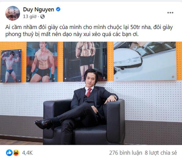 Đòi chuộc lại giày 50 triệu, gymer Duy Nguyễn giàu hơn nhiều người tưởng?-2