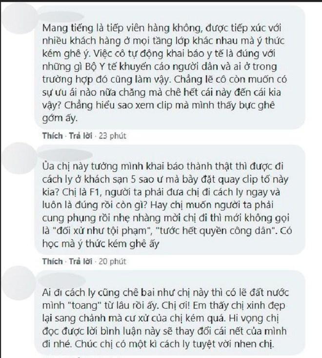 BQL khu cách ly nói gì về lời chê rớt tim ra ngoài của nữ nhân viên hàng không?-4