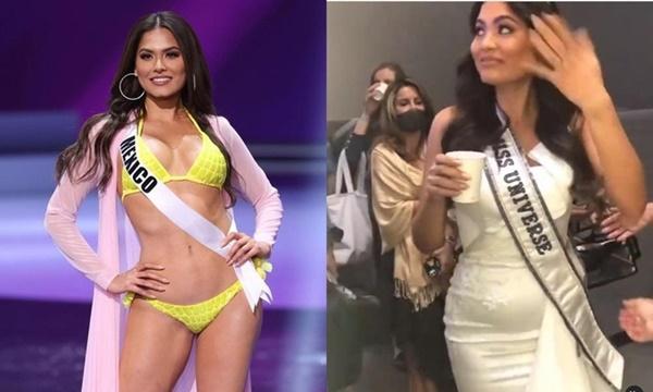 Tân Miss Universe bị chê đội vương miện 5 triệu USD kém sang, lộ rổ bé mỡ-2