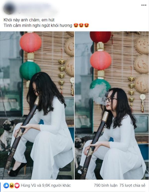 Nữ sinh mặt non choẹt rít thuốc lào sòng sọc, hội con trai chạy mất dép-5