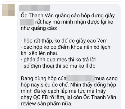 Ốc Thanh Vân kêu oan trước cáo buộc bán hàng rởm-2