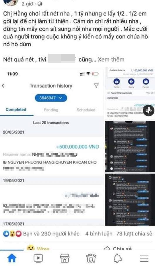 HOT: Thanh niên khoe bà Phương Hằng thưởng 1 tỷ sau khi truy tìm antifan-3