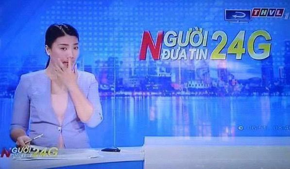 MC truyền hình hết lỡ mồm, cười cợt lại ngoáy mũi trên sóng trực tiếp-2
