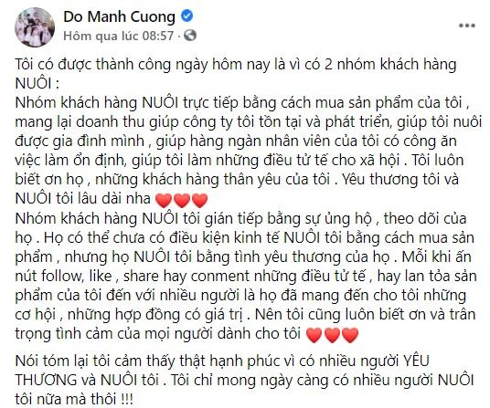 Đỗ Mạnh Cường bị phản đối khi nói mãi chuyện khán giả NUÔI nghệ sĩ-10
